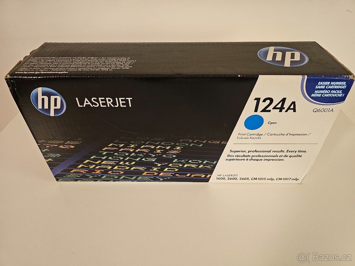 TONER HP LASERJET 124A / Q6001A / CYAN (AZUROVÝ)