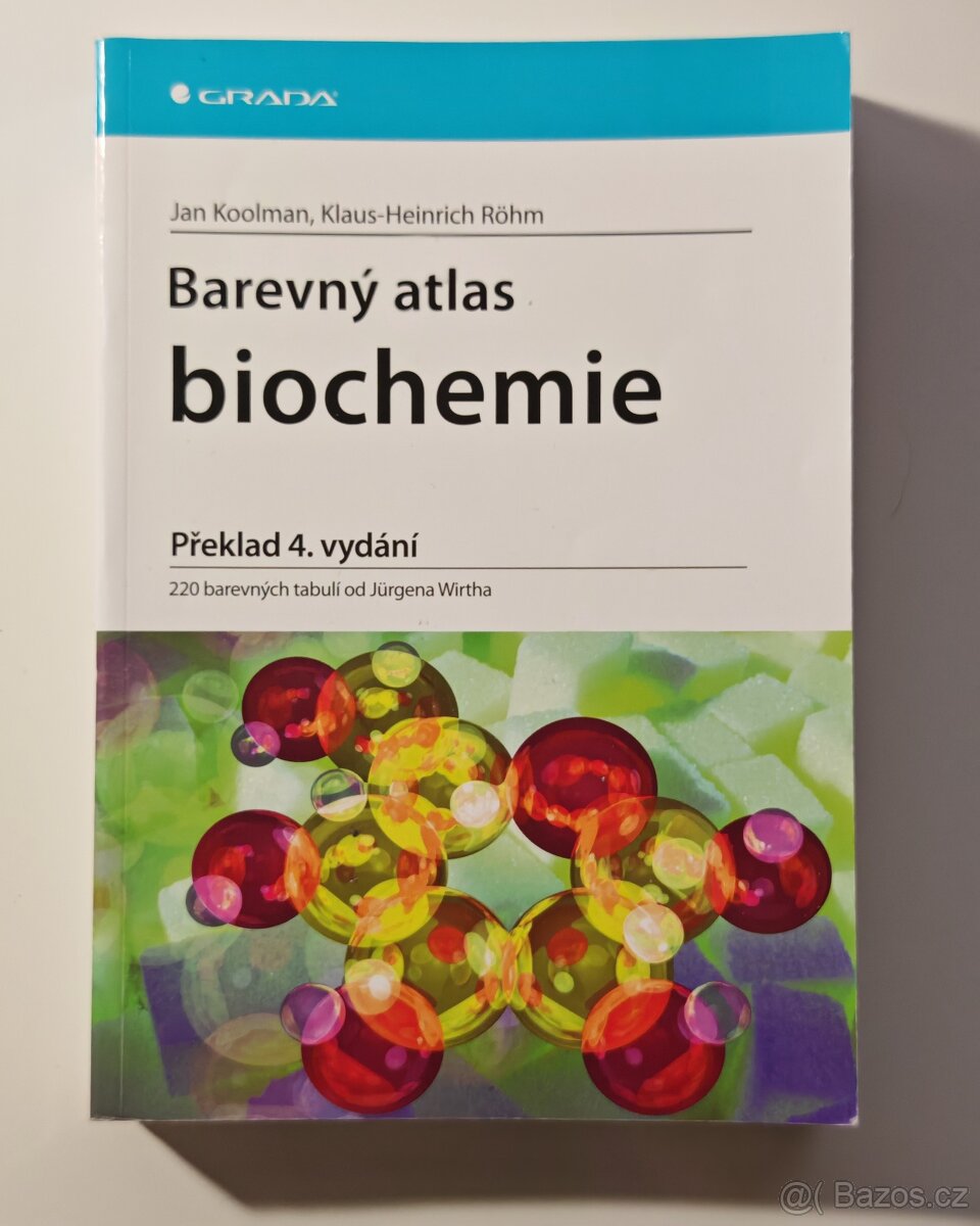 Učebnice BAREVNÝ ATLAS BIOCHEMIE - Jan Koolman NOVÁ