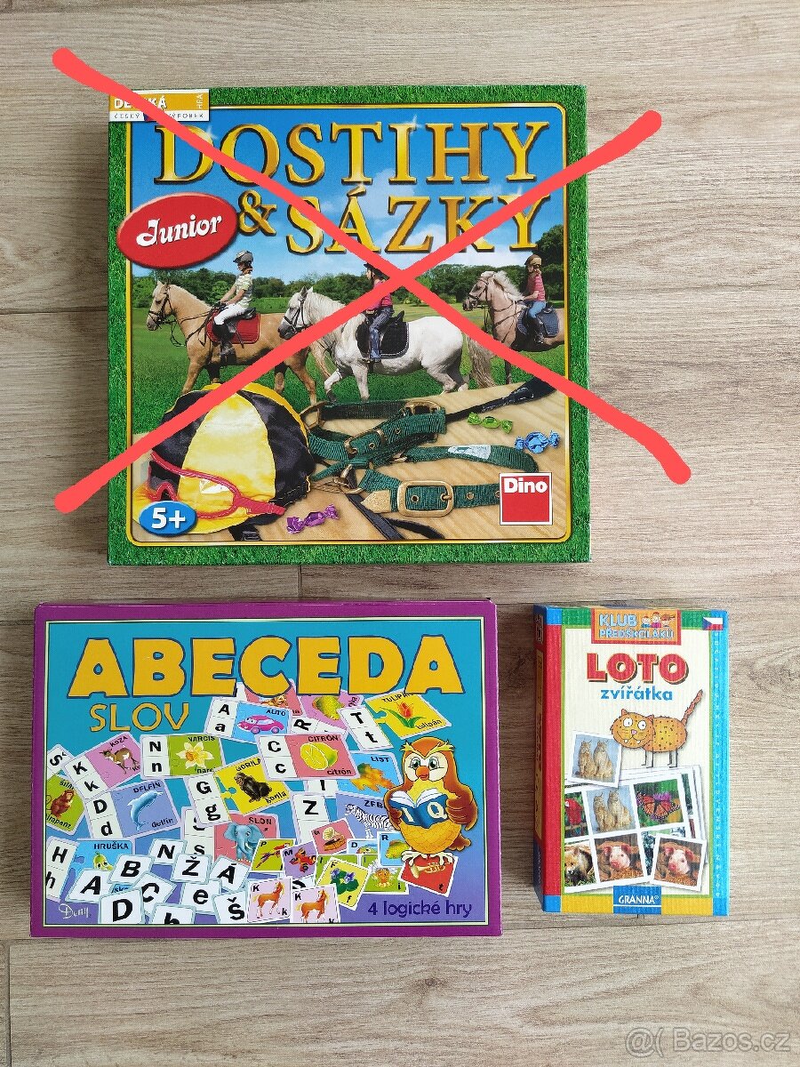 ABECEDA SLOV, LOTO zvířátka