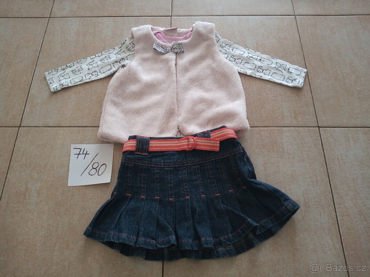 Oblečení set na holčičku vel.74/80
