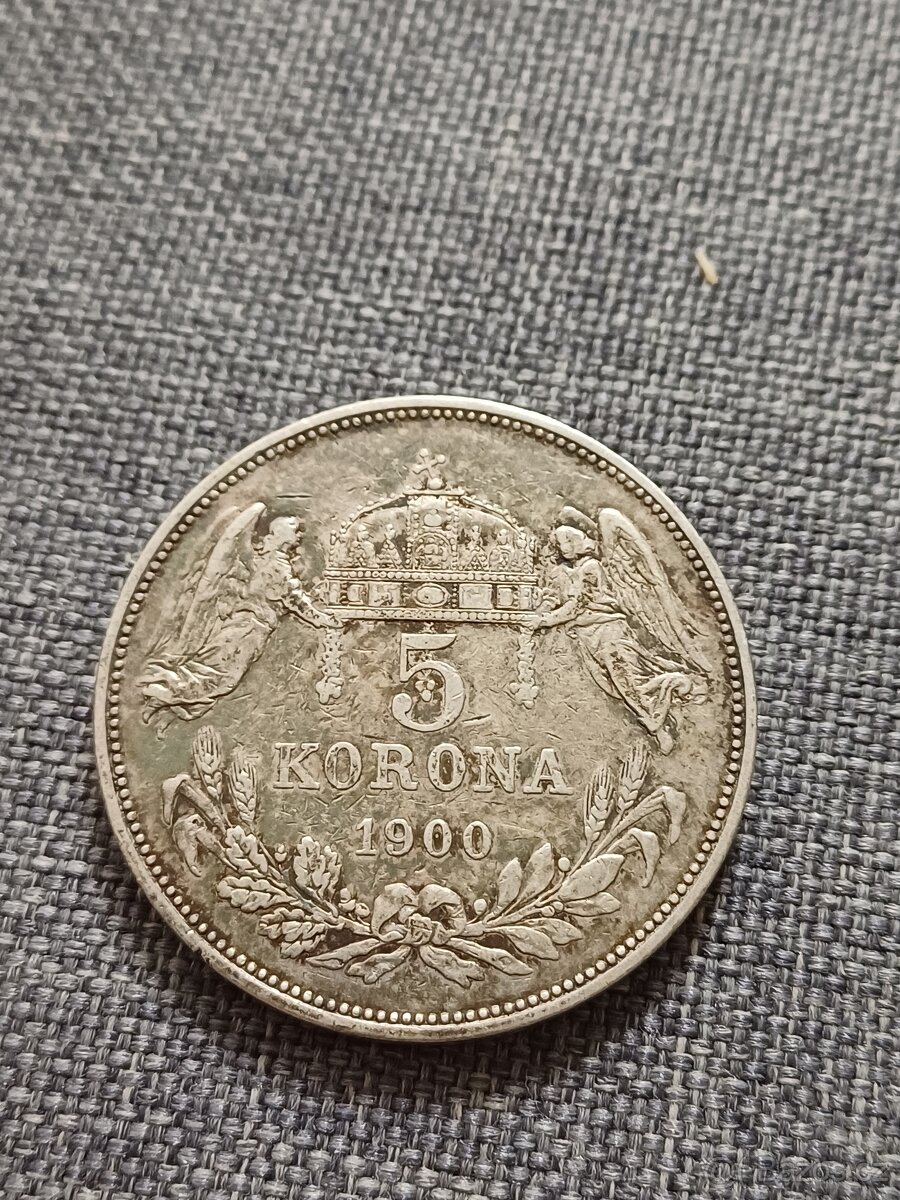 5 koruna 1900 KB FJI RU