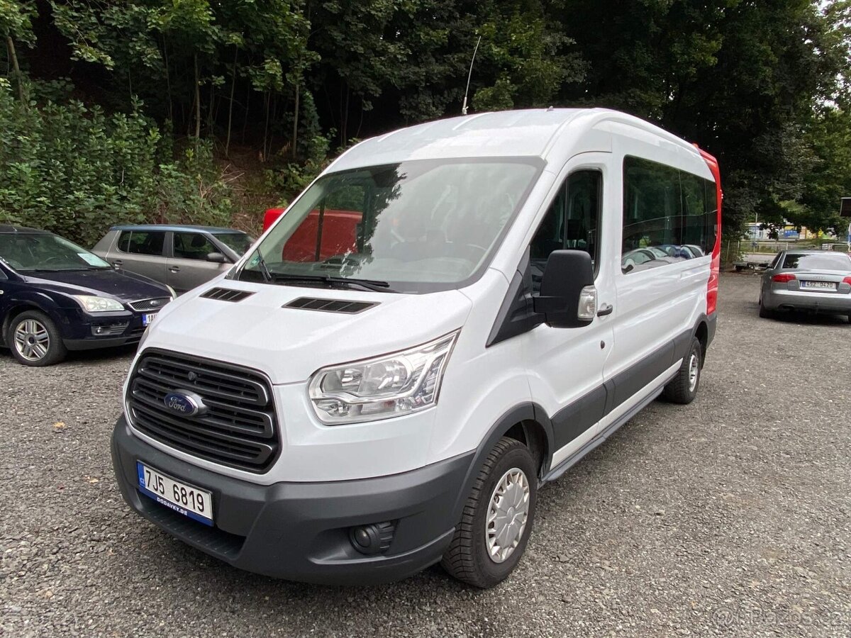 Ford Transit 2.2 TDCI 96 kW L3H2, klima, osobní - 9 míst