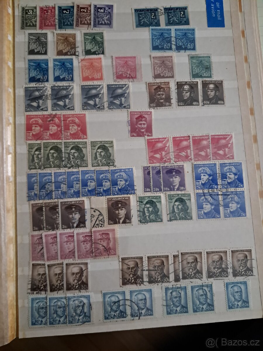 Poštovní známky Československa