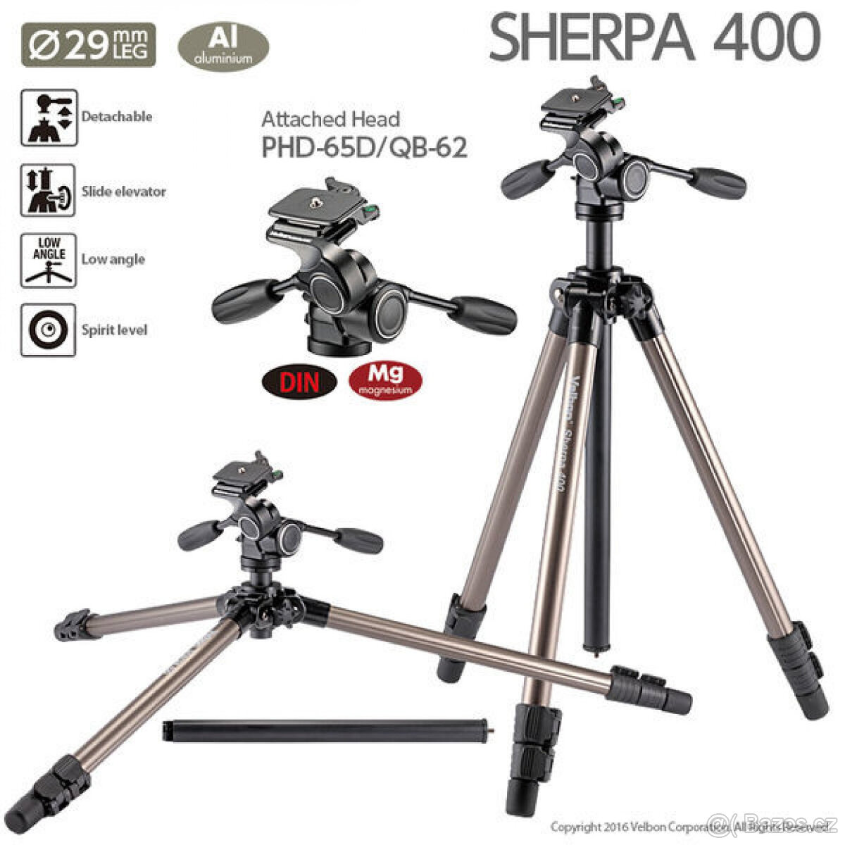 Stativ - Velbon Sherpa 400