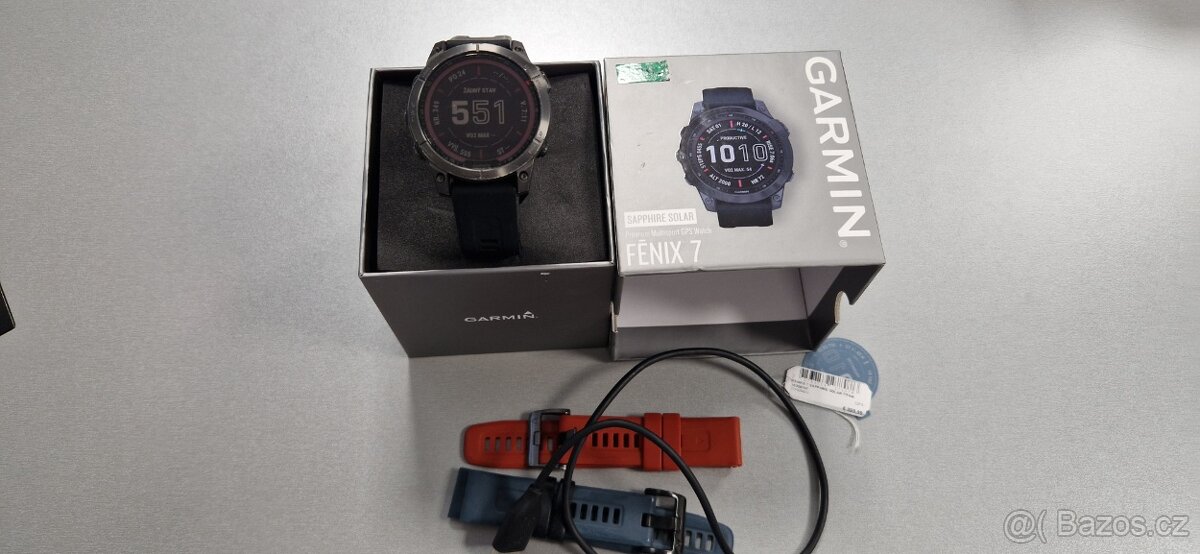 Garmin Fenix 7 sapphire solar titanium