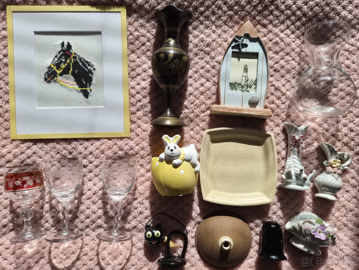 Sada různá dekorace mix retro