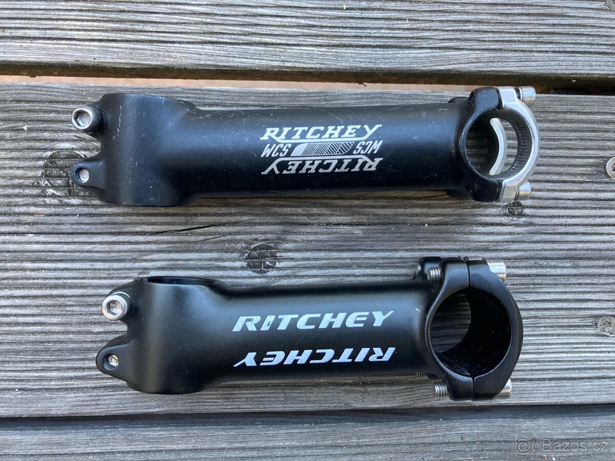 Představce Ritchey 110mm na 31.8 a WCS 130mm na 25.4