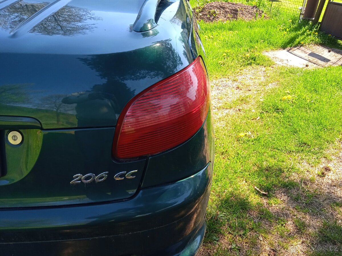 Prodám Peugeot 206cc 2,i cabrio