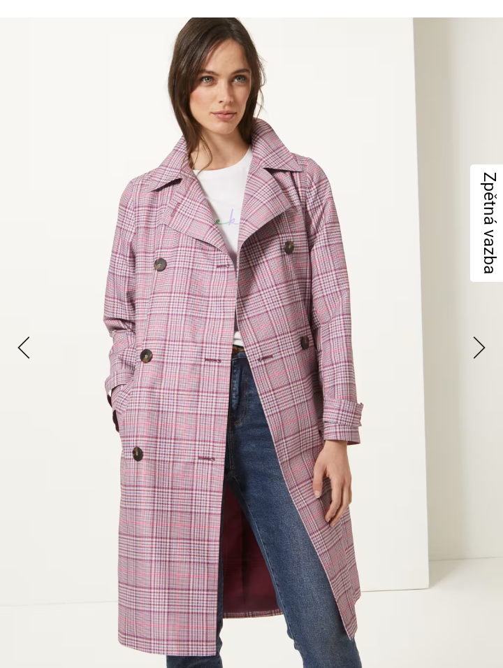 Dámský trenčkot, zn. Marks and Spencer-NOVÝ, vel 40