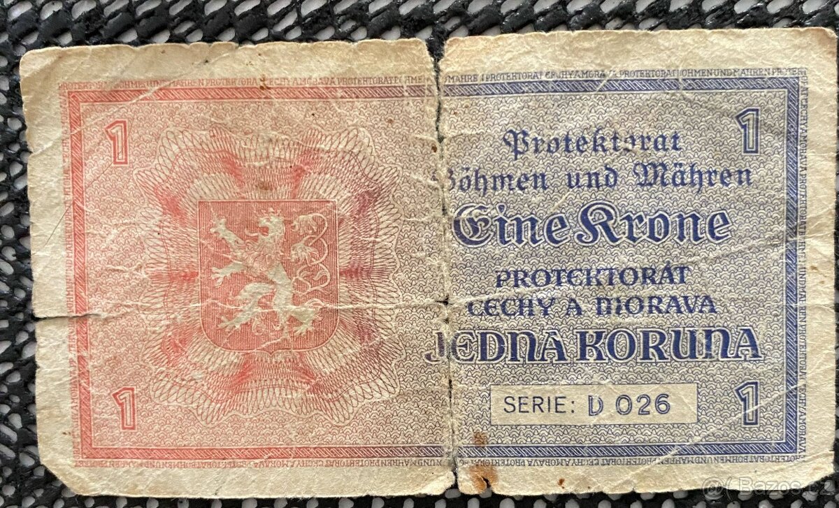 Staré mince. Bankovky