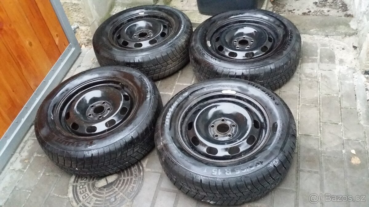 Plechové disky kola R15 5x100 Škoda Octavia VW Golf Bora