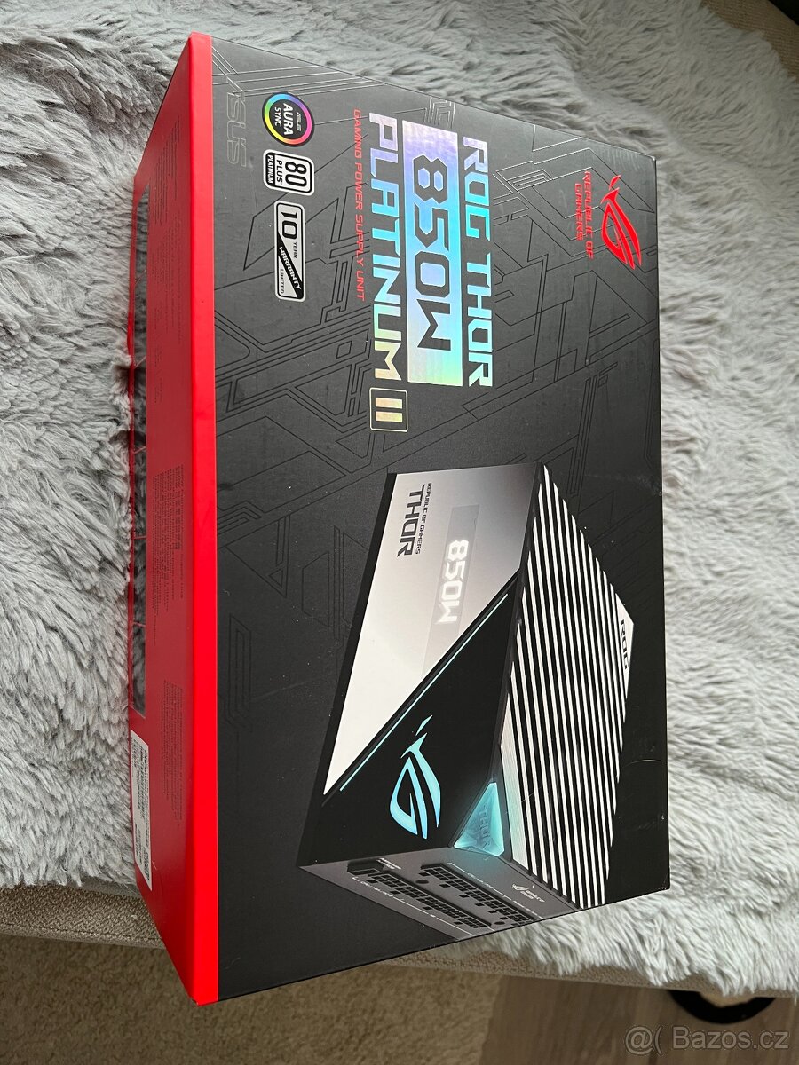 Predám nový zdroj ASUS ROG THOR 850W Platinum II