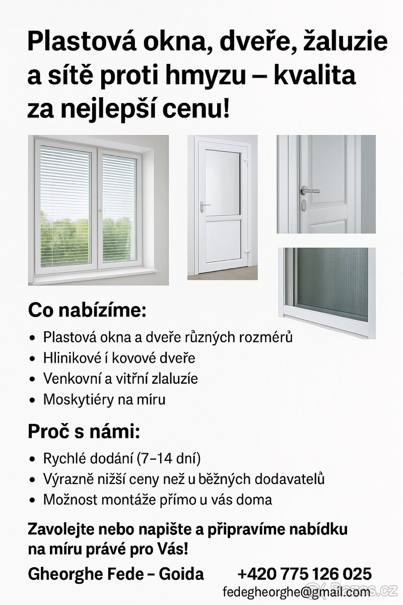 Okna a dveře