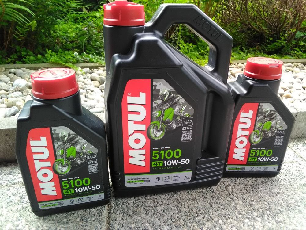 Motul 5100 10W-50 - 5 litrů, 150.- Kč/litr
