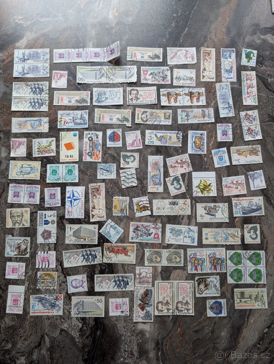 📮 Poštovní známky – Československo, 200 ks za 80 Kč 📮