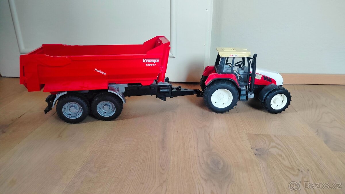 Traktor s návěsem