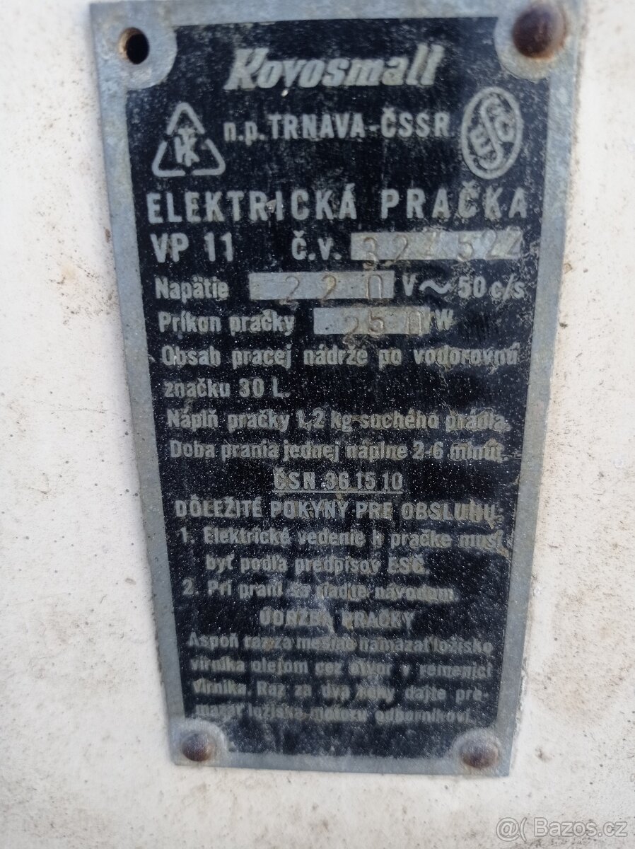 Pračka retro kovosmall
