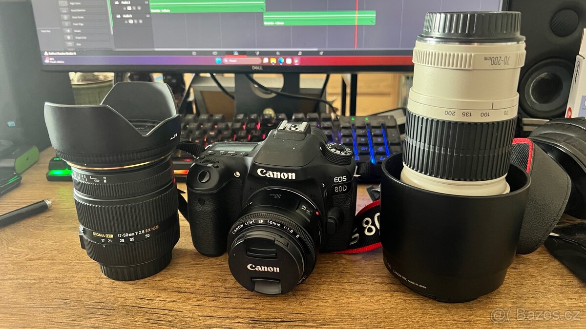 Canon 80D set objektivů