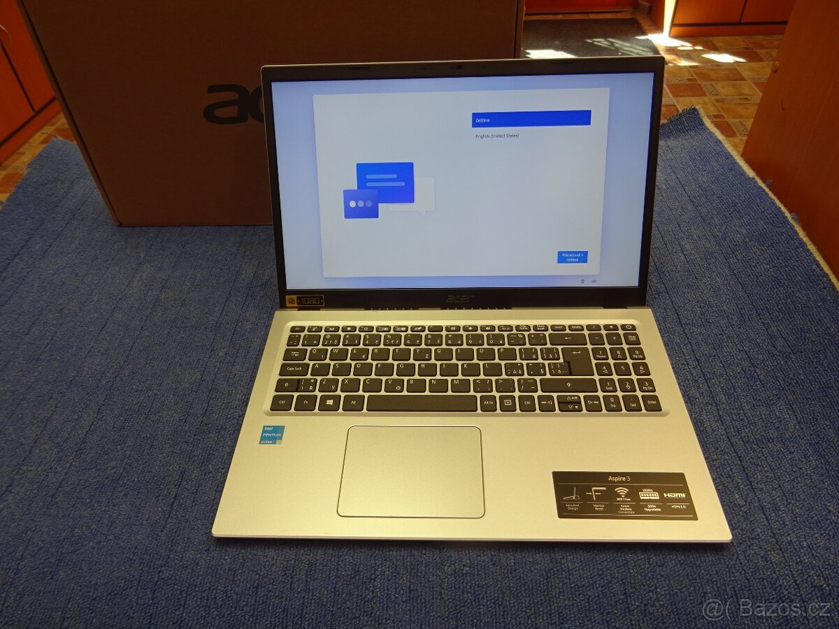 Notebook Acer Aspire Aspire 3 15.6" 8/256GB WIN 11