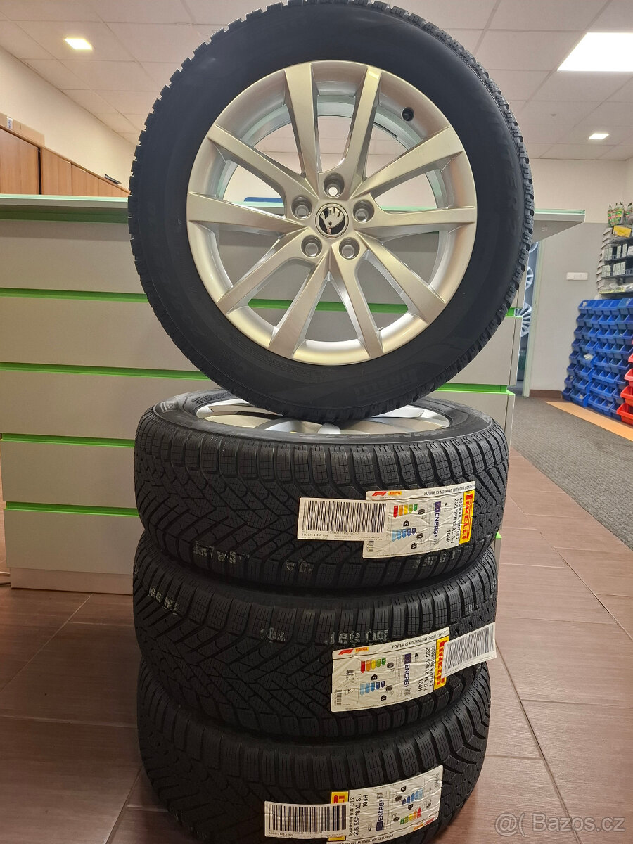 Nový zimní komplet Škoda Kodiaq 235/55 R18 Pirelli 4ks