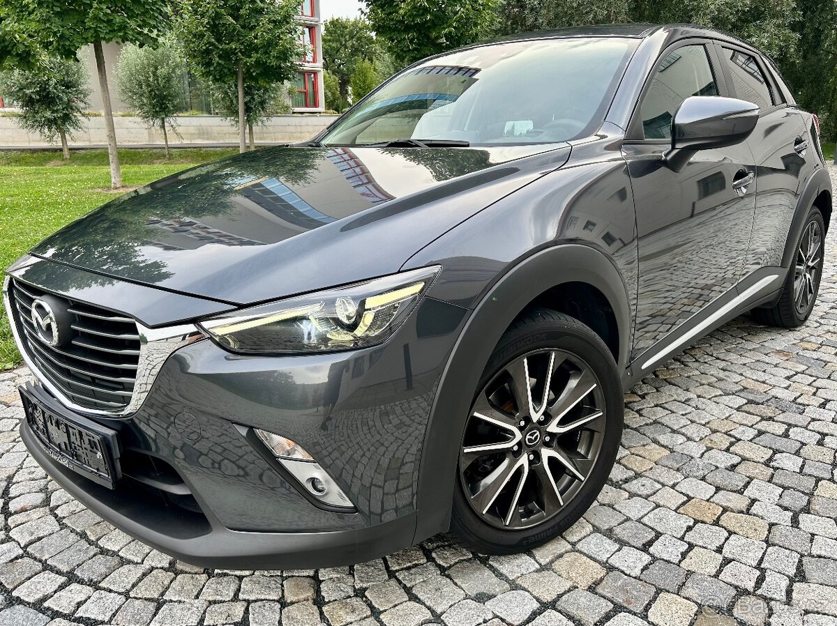 MAZDA CX-3 2.0i 110KW 4x4 KUŽE-LED-KAMERA-PDC-HEAD UP-VYHŘEV