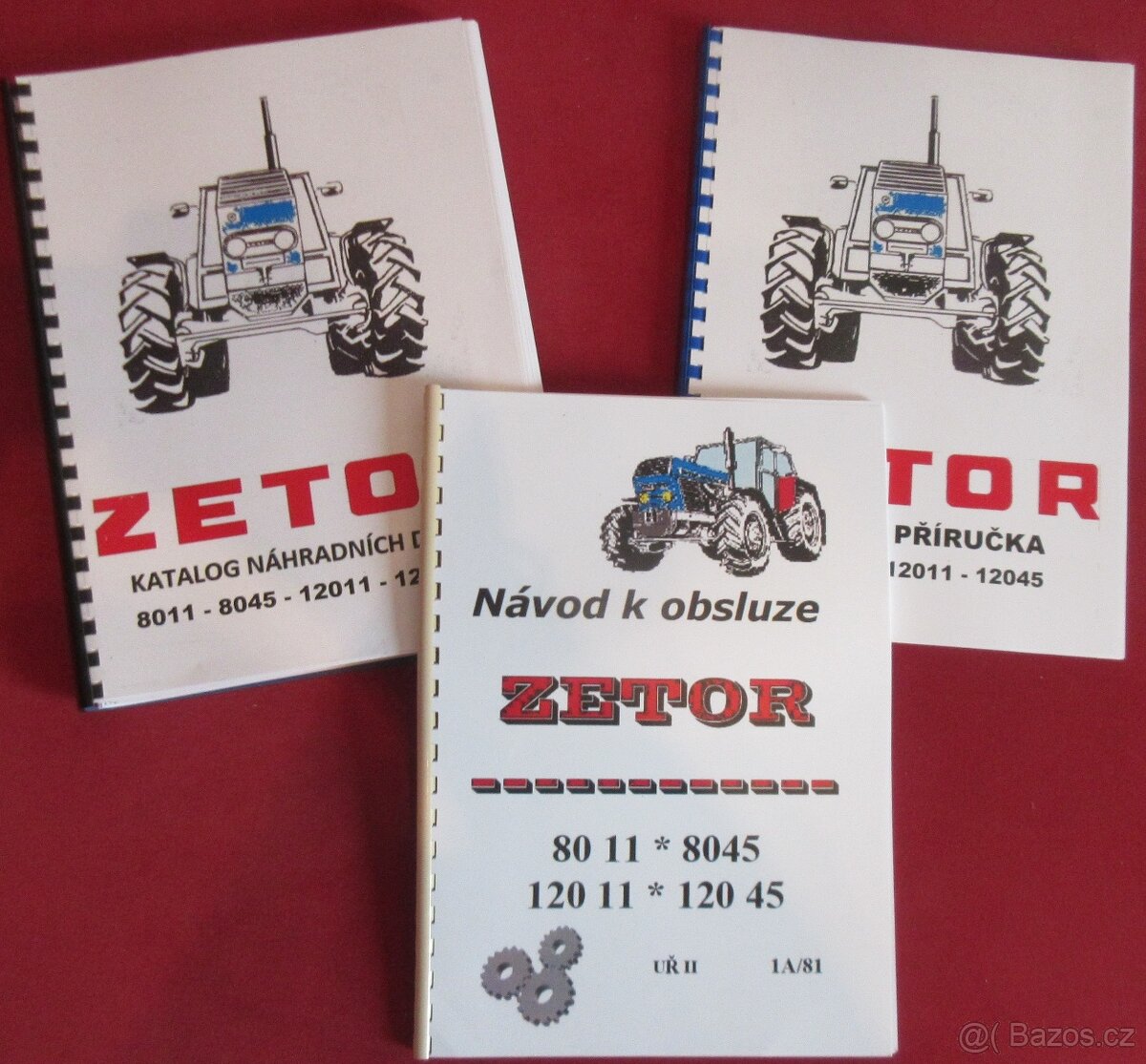 ZETOR 8011 - 12045 PŘÍRUČKY