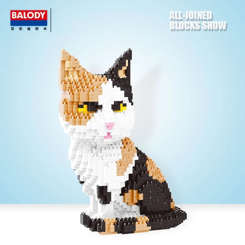 Stavebnice Kočky mourek, kompatibilní s LEGO