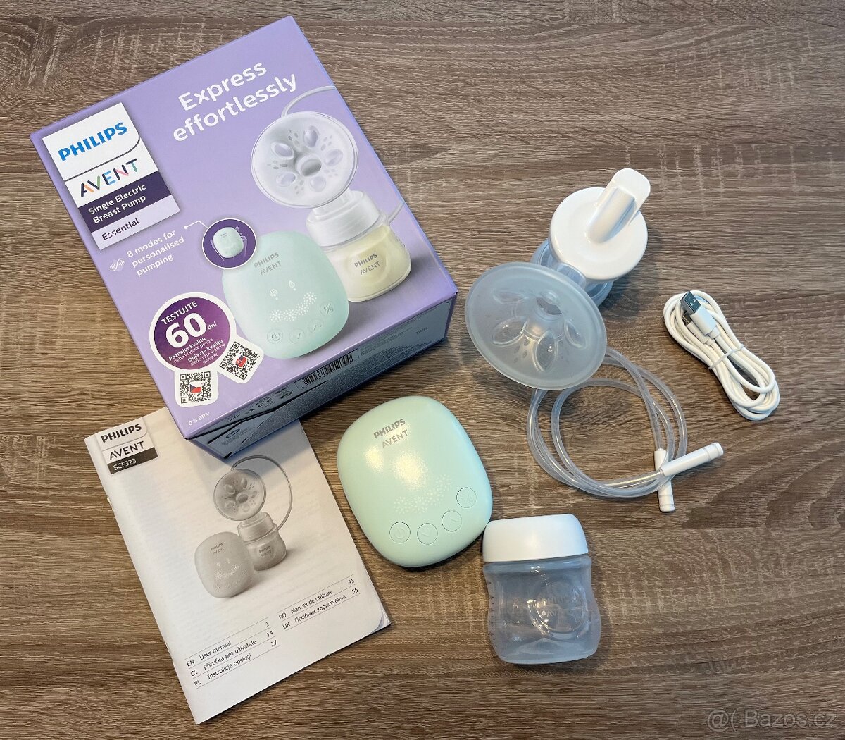 Zánovní odsávačka mléka - Philips Avent Essential