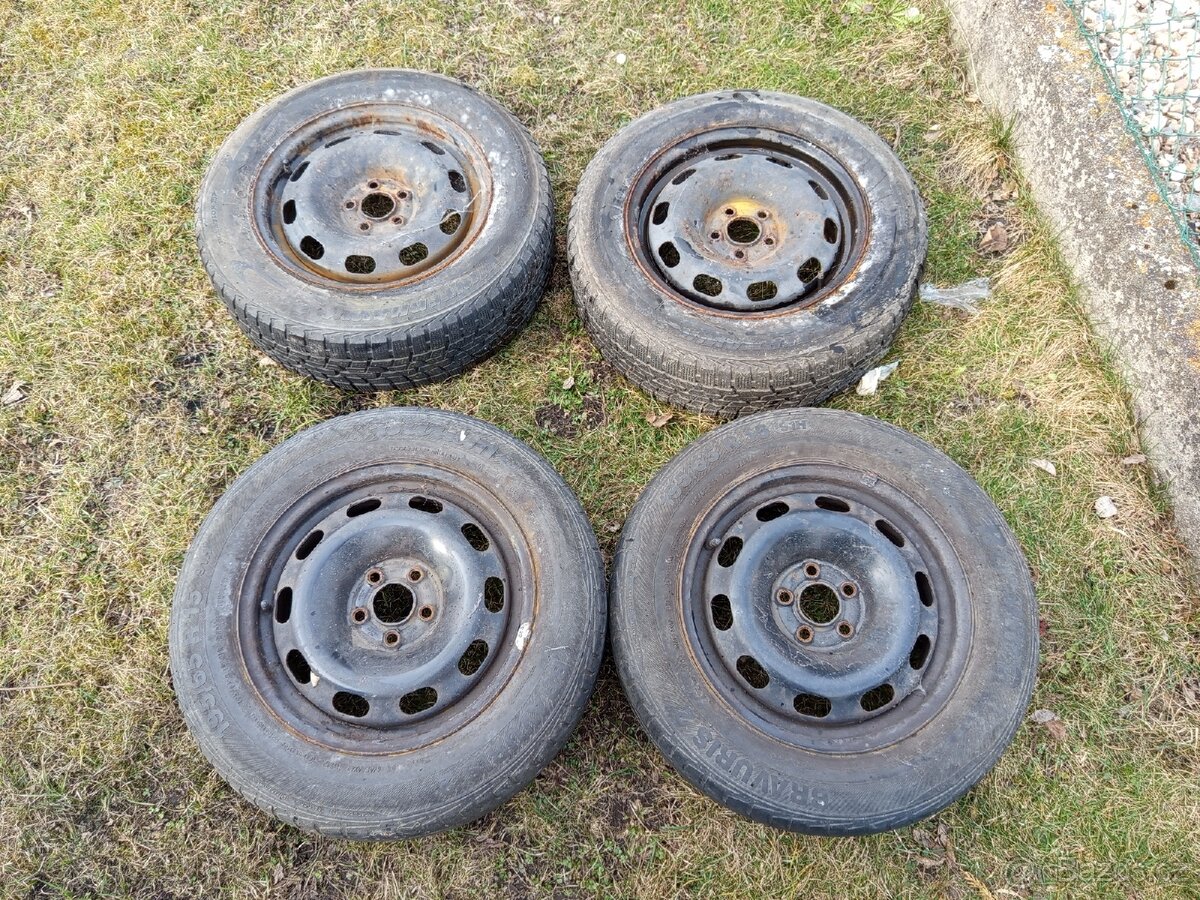 Plechové disky 5x100 r 15