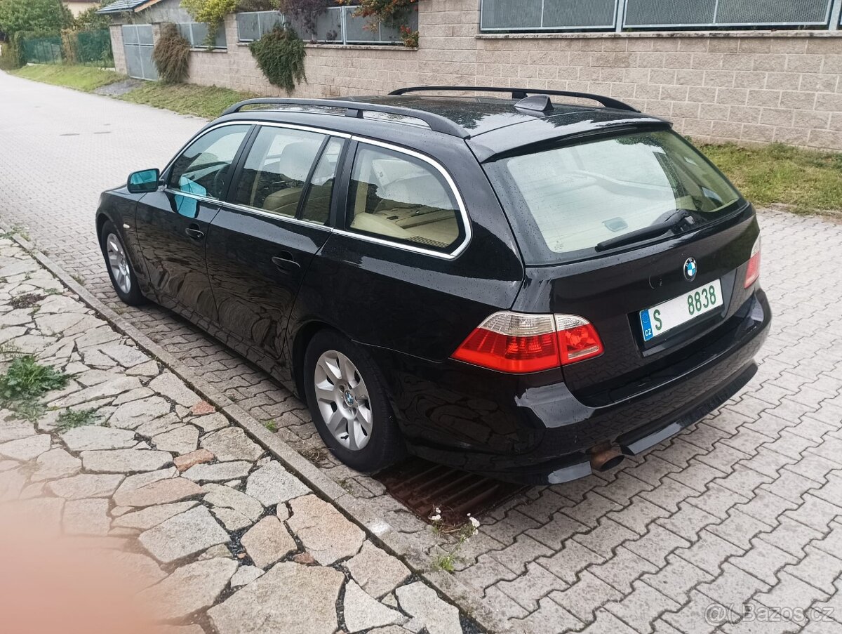 BMW 520D kožený interiér E61