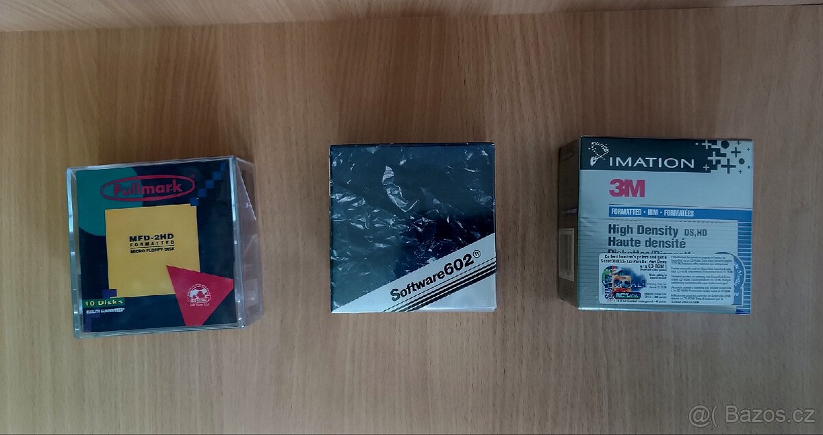 3 nerozbalené balíčky disket