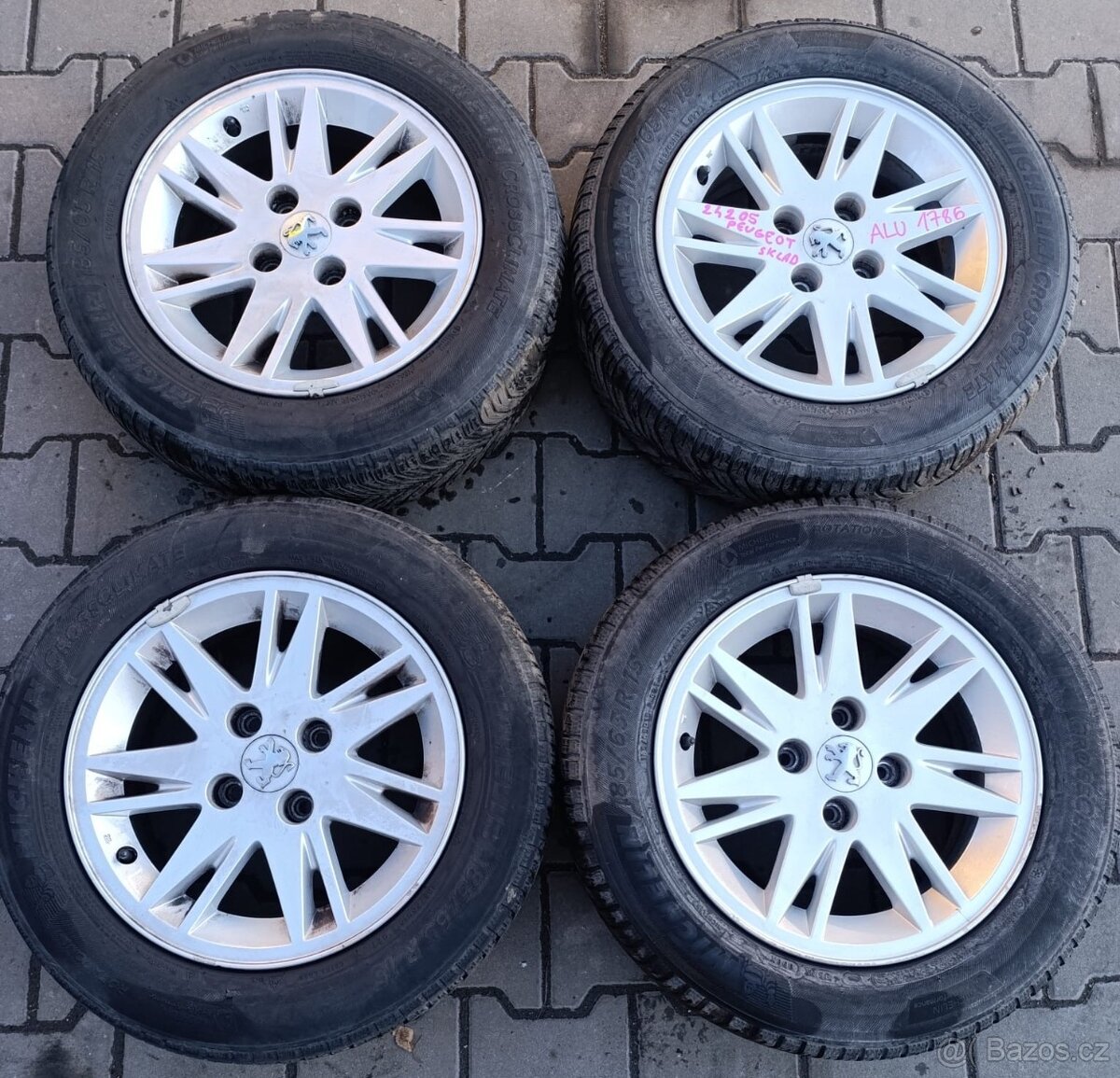 Prodám ALU kola Peugeot č. 1786