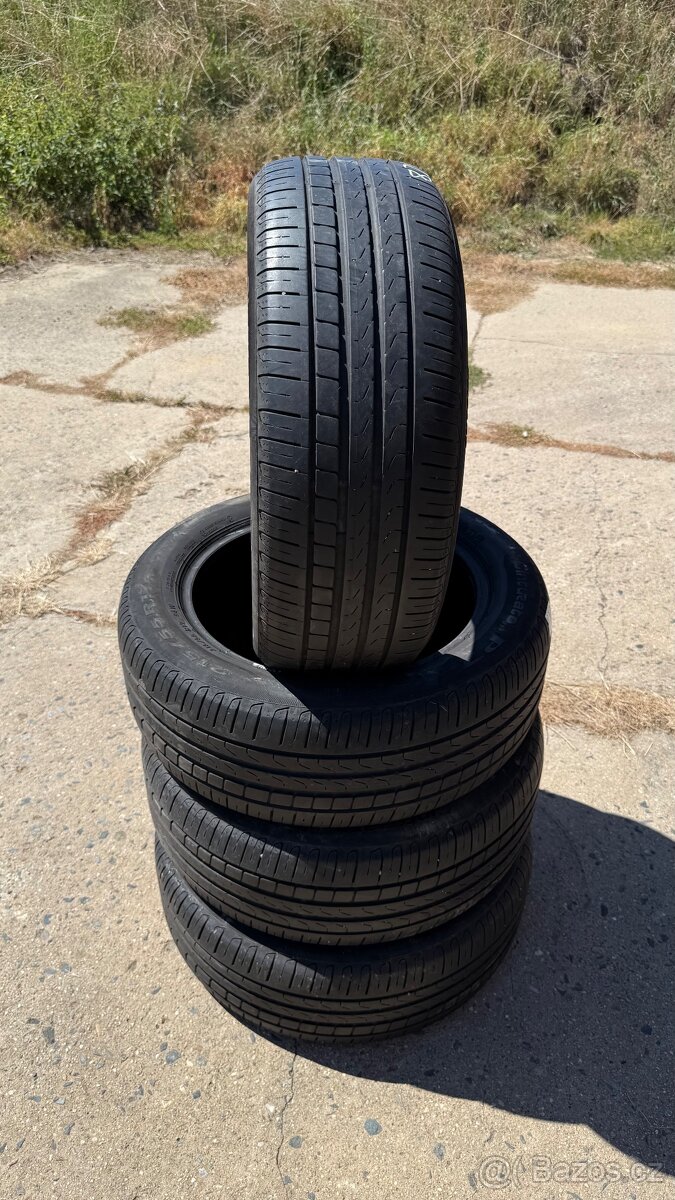 Prodám 4 ks letních pneu Pirelli 215/55 R17 94W