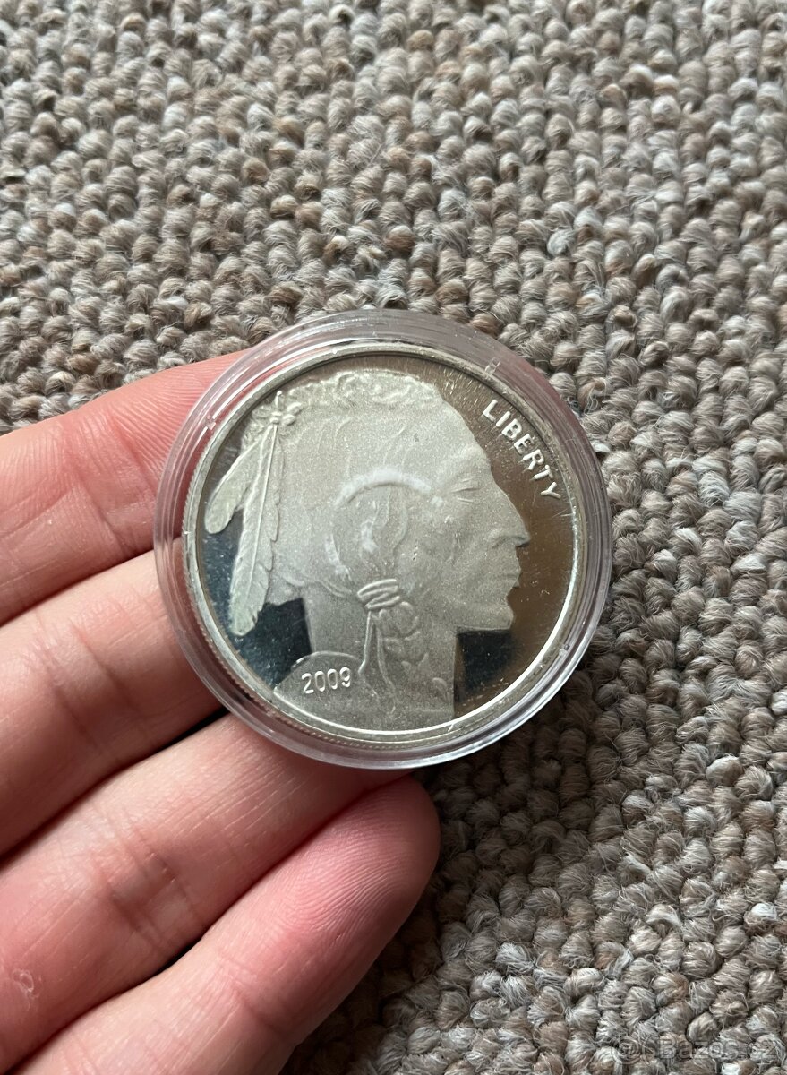 10x Stříbrné investiční mince American Buffalo 1 Oz