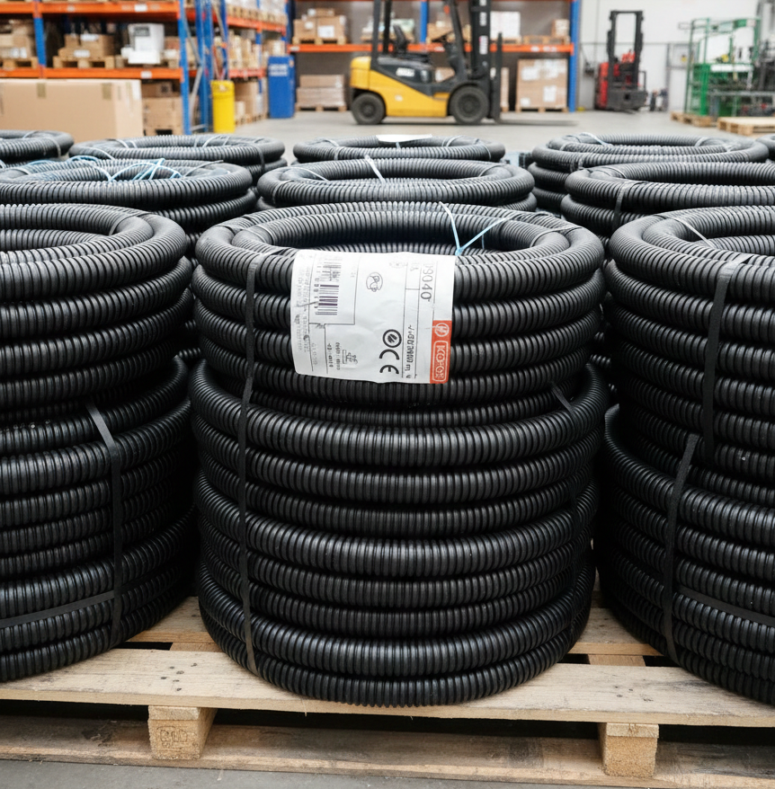 ⚡ Chránička kabelů KOPOFLEX 40 (černá UV stabilní)⚡