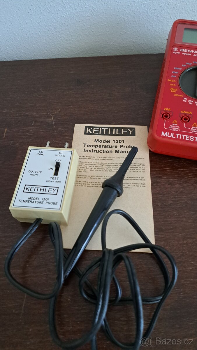 Keithley 1301 kontaktní teplotní sonda + adaptér
