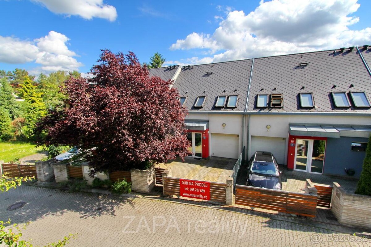prodej řadového RD 5+kk  147m2 ul. Pod Nouzovem Praha 9 Kbel
