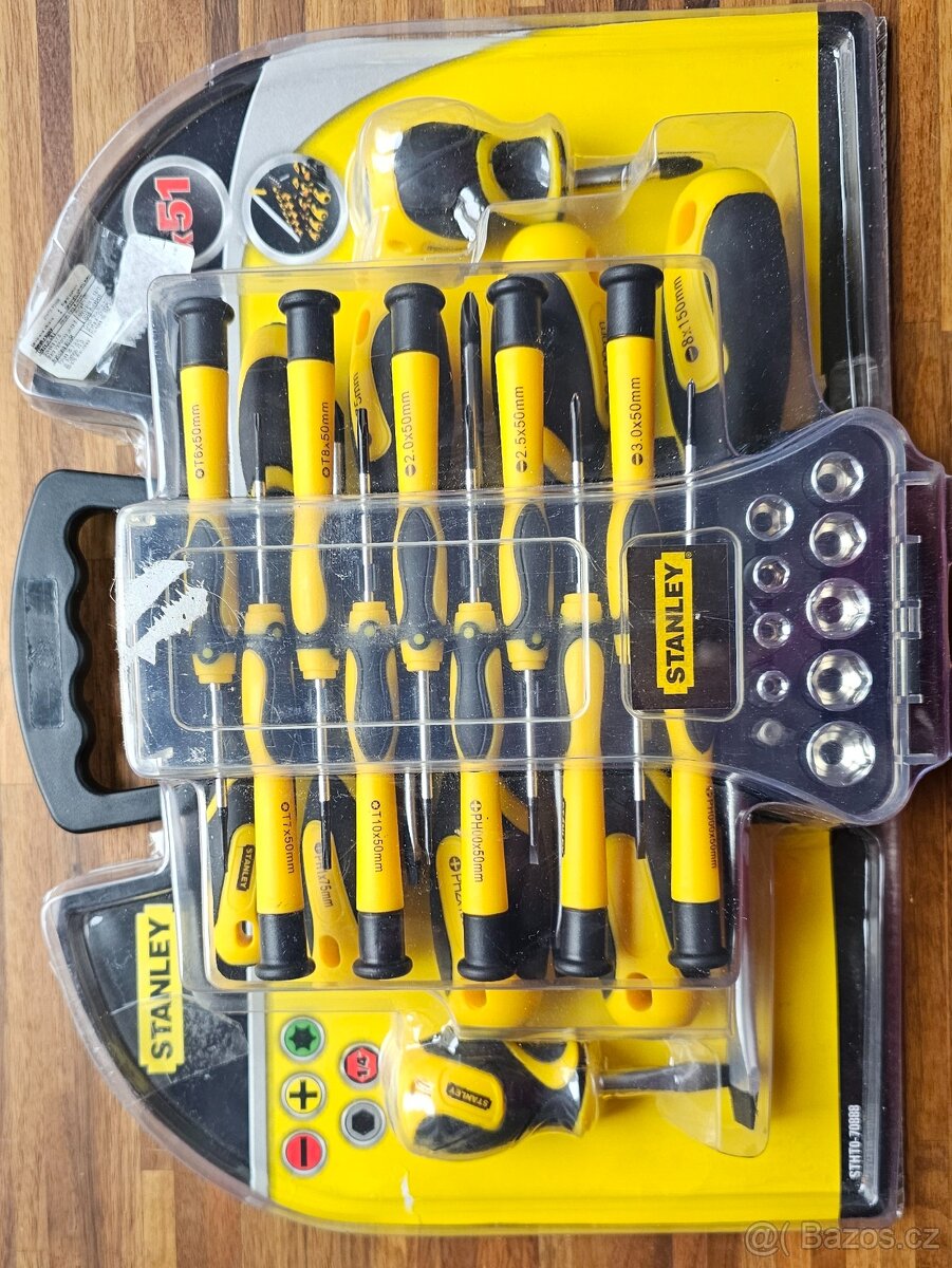 STANLEY STHT0-70888 51dílná sada šroubováků a bitů