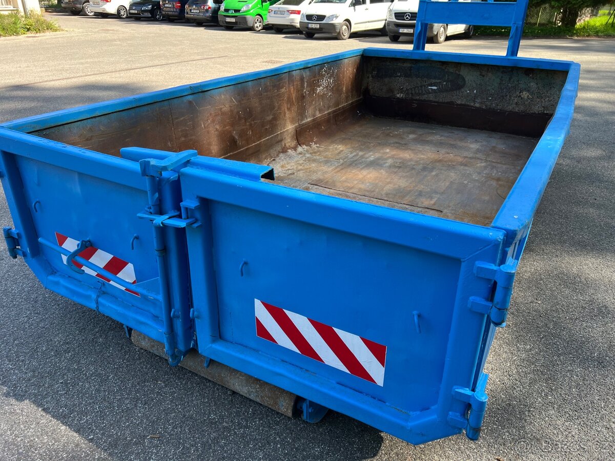 Hákový kontejner Abroll výška háku 157 cm