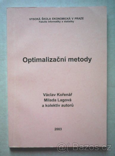 Optimalizační metody