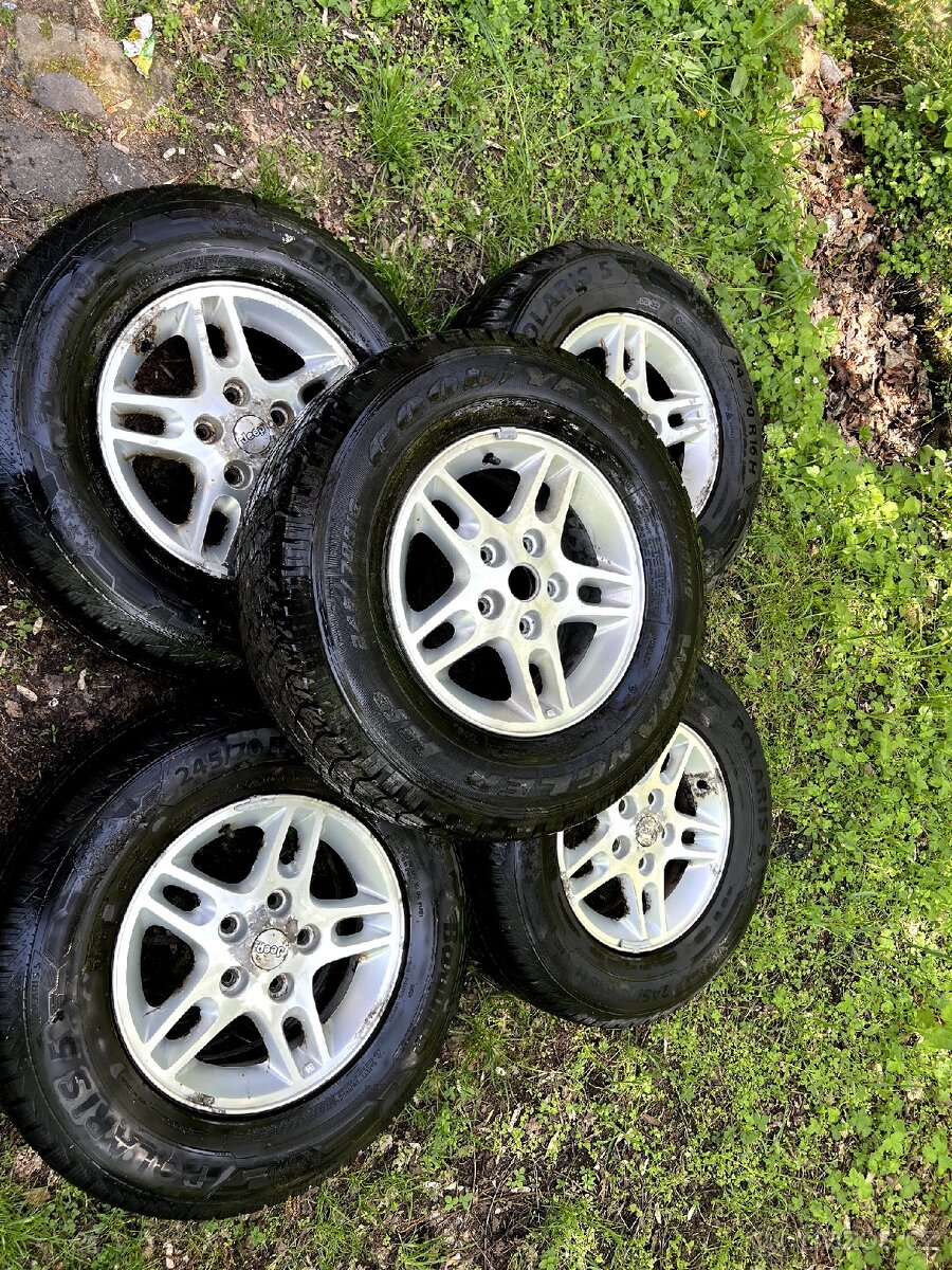 Zimni sada Jeep Cherokee 245/70 R16 5x127 ET 50.8