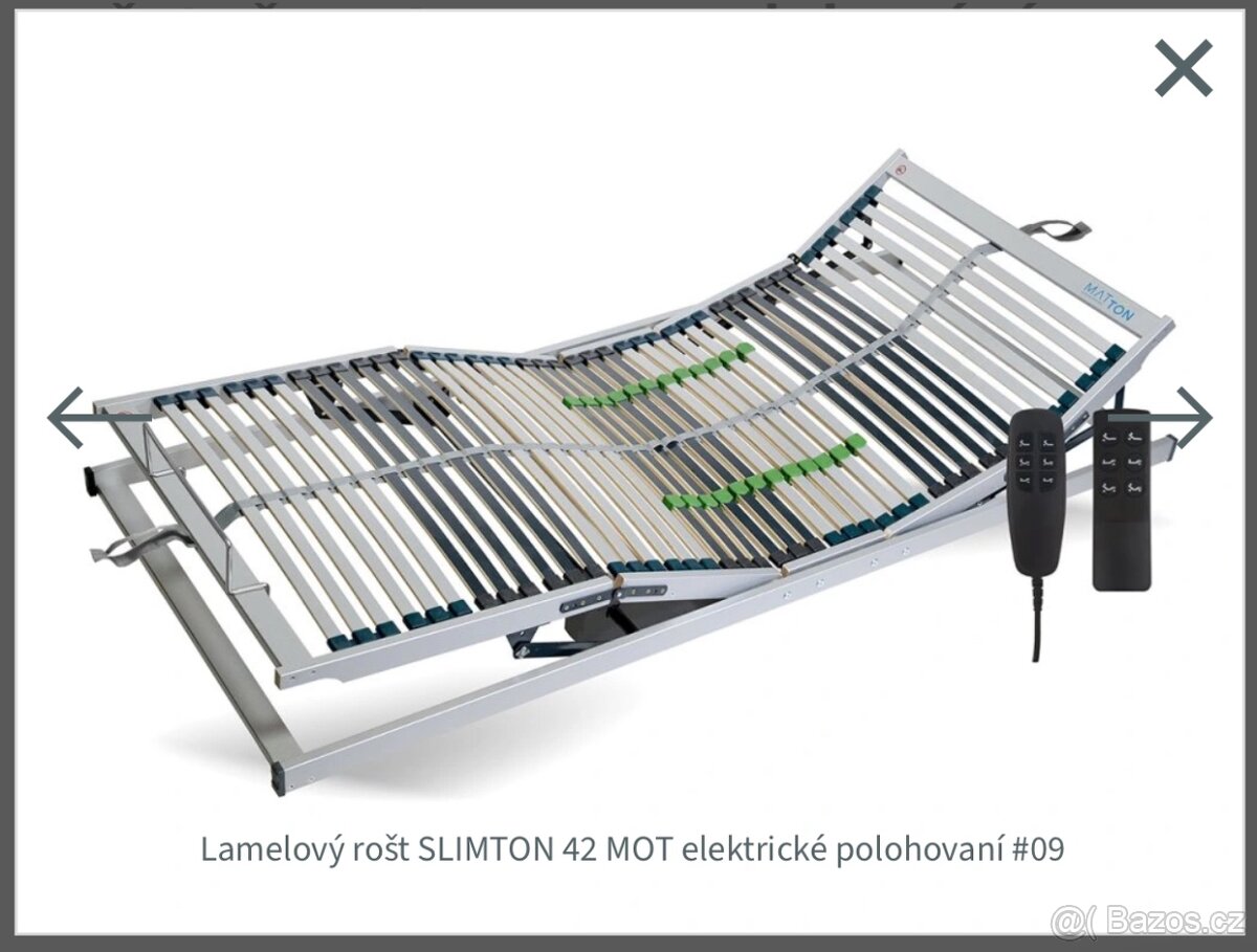Polohovaci rost 190x95 s dalkovym ovladacem