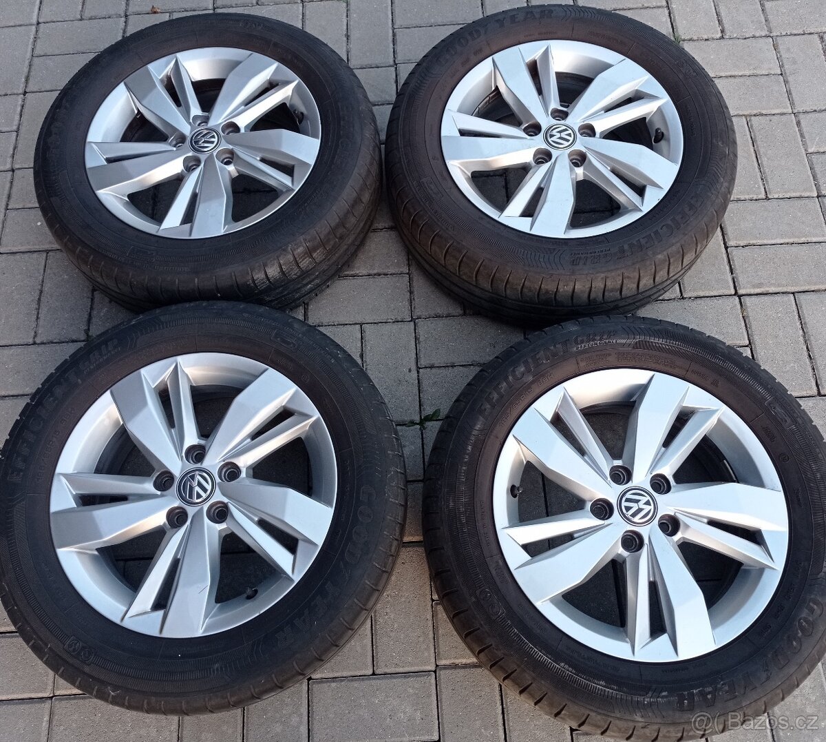 15" SASSARI originál VW letní al kola POLO, Fabia IV, Ibiza