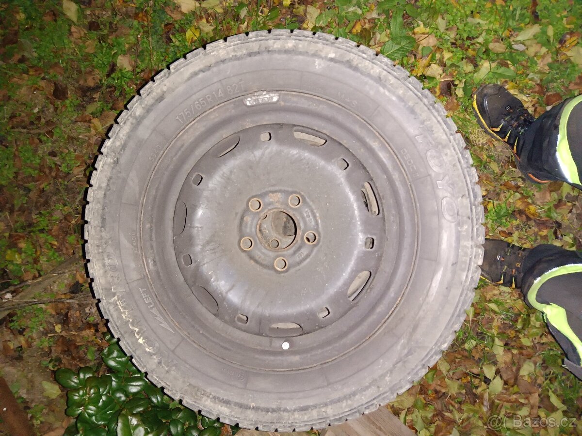 4ks disků fabia 1 5x100 r14