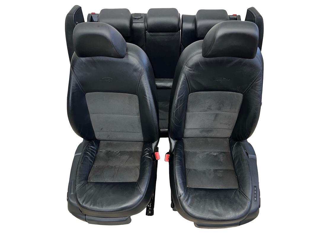Sedačky černá kůže alcantara Škoda Octavia 2 sedan FL L&K 12