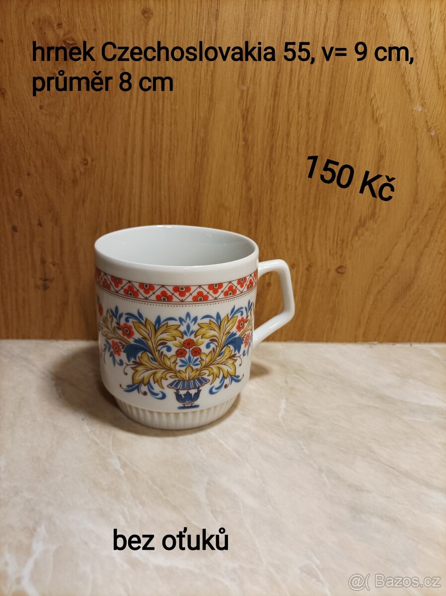 Hrnky a sklo - různé