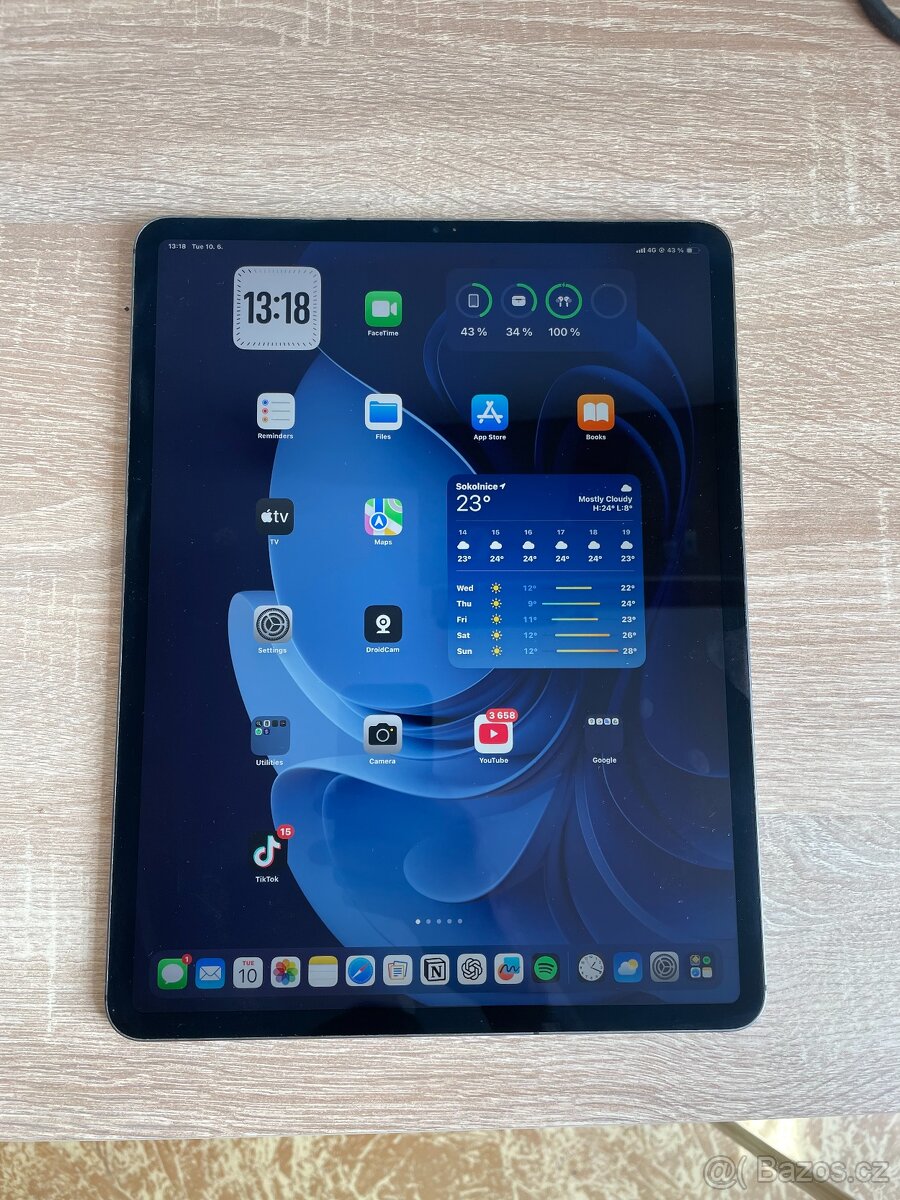 Apple iPad pro 12.9inch 3.generace 2018 64Gb WIFI+Cellular