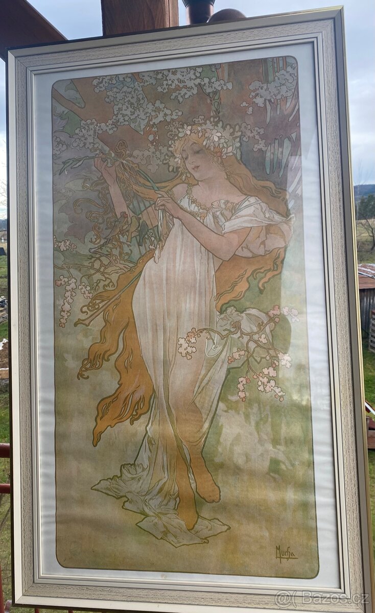 Alfons Mucha 4 roční období