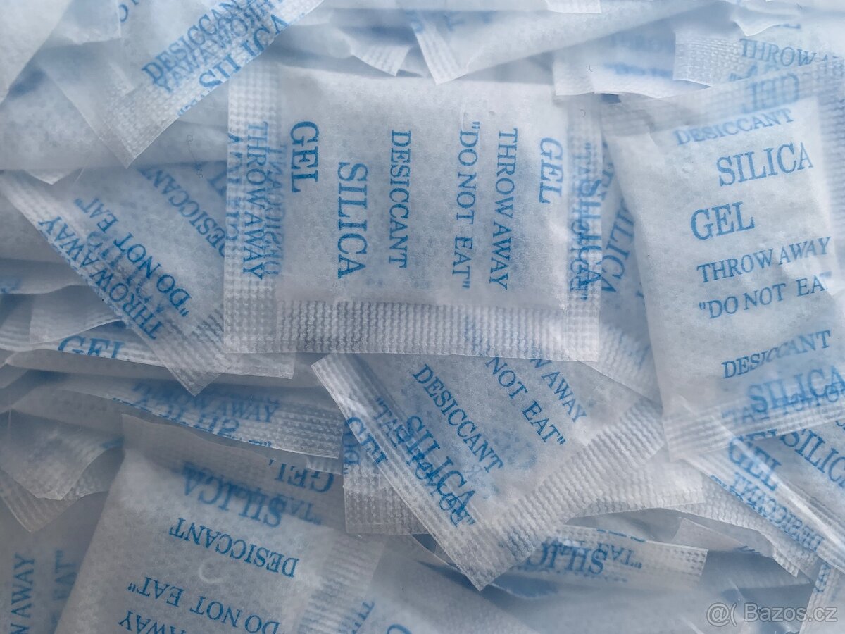 Silica gel 2g - 2000 ks, vysoušecí sáčky
