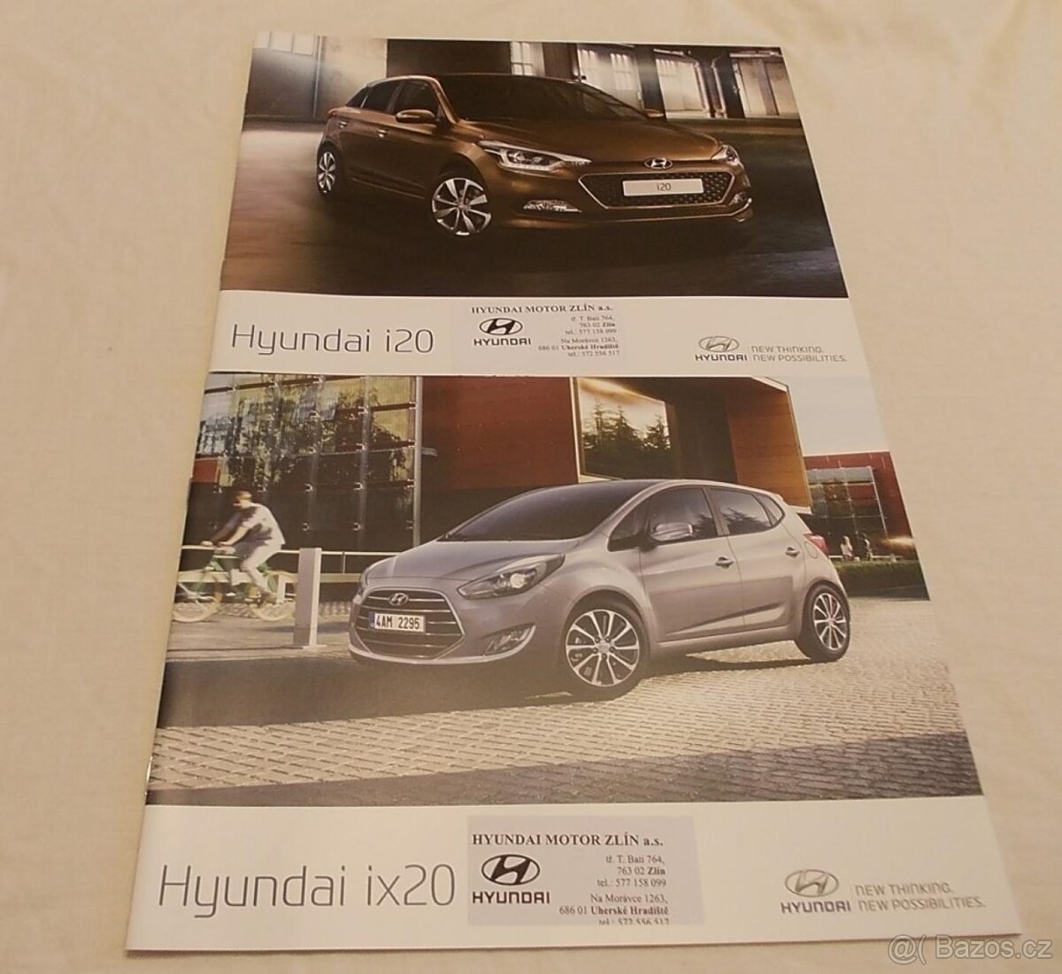 HYUNDAI i20 ix20 - sada českých prospektů